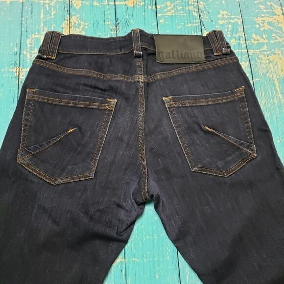 Italian John Galliano jeans Dark Wash Jeans 31 made in Italy - Picture 11 of 16